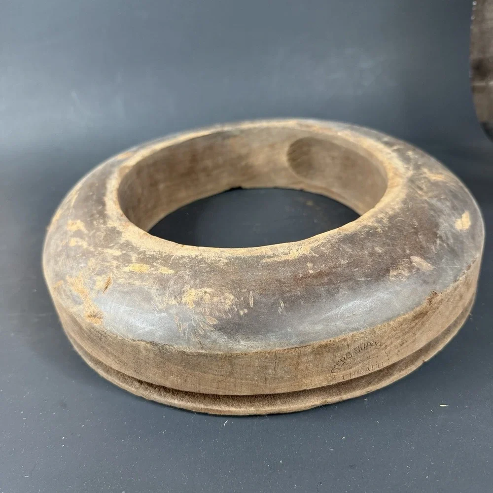 Vtg Hatters Supply‎ House Industrial Wooden Millinery Hat Mold Block Form #17
